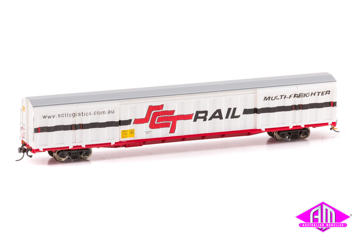 Railmotor Models   SCT PBGY 0144J Full Stripe Grey Roof (HO Scale)