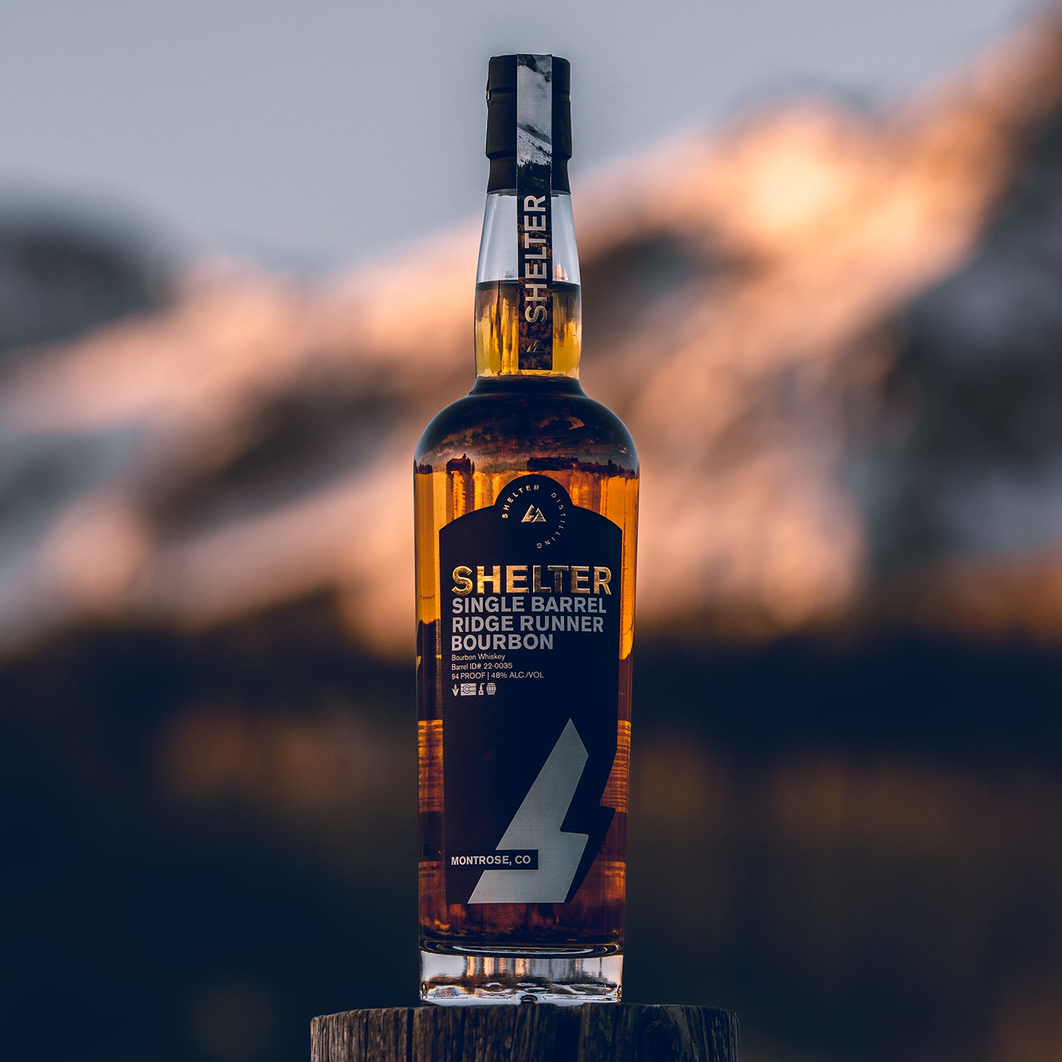 SHELTER DISTILLING Single Barrel Ridge Runner Bourbon