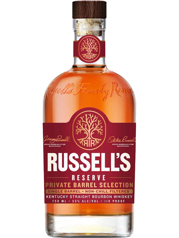 Russell's Reserve Private Barrel Selection Bourbon Whiskey by Del Mesa Liquor #24 0511