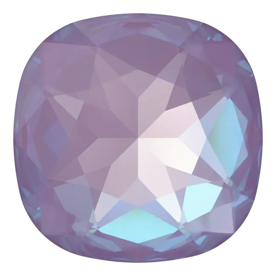 Swarovski Fancy Stones Large Cushion Square (4487) Crystal Lavender Delite UNFOILED