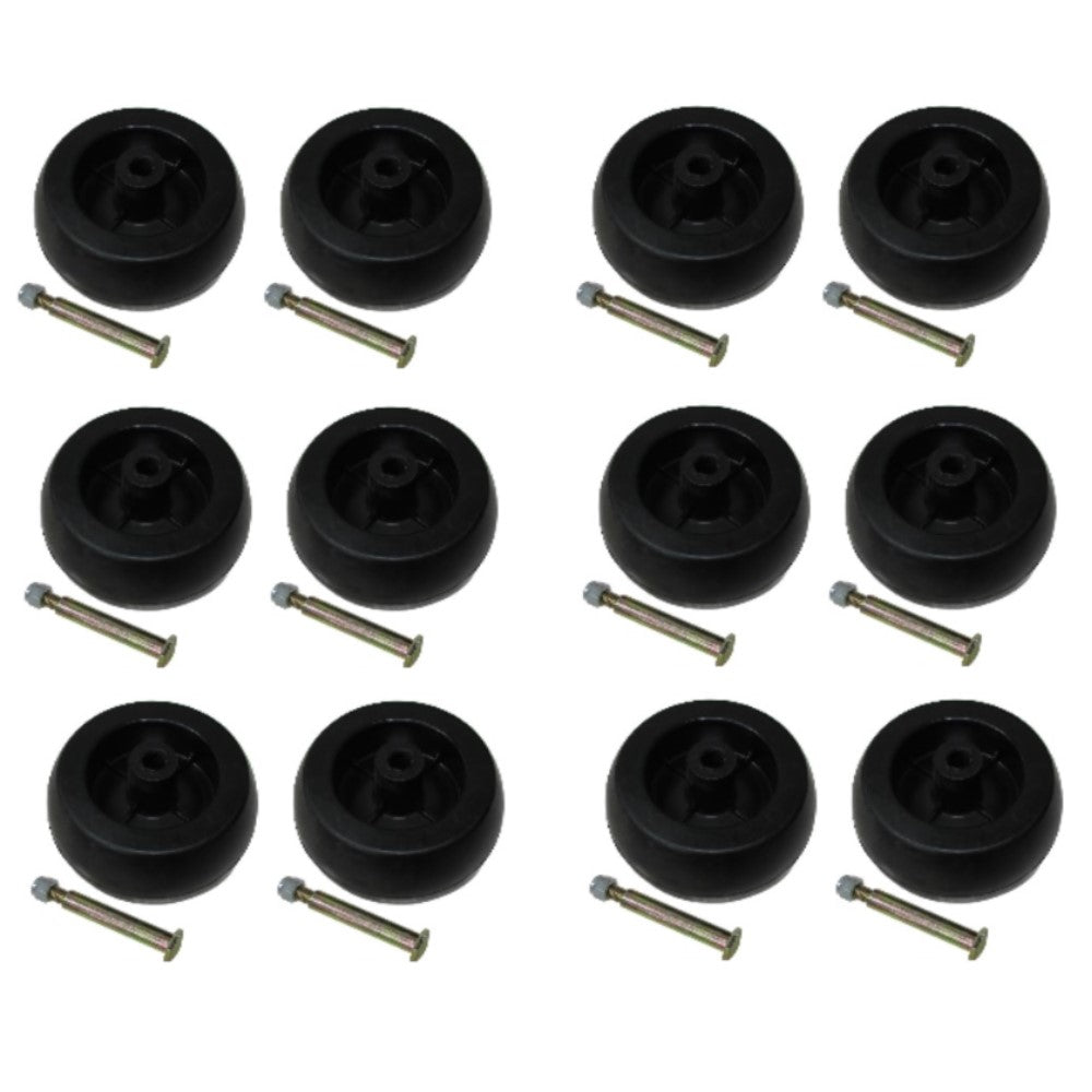 RELIABLE AFTERMARKET PARTS, INC® 031997 Qty 12: Deck Wheel Kit
 Fits Hustler 2002 2007 52" 60" 72" Super Z