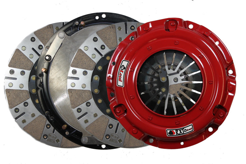 MCLEOD RACING McLeod RXT Twin Disc Clutch Kit 18 19 Ford Mustang RXT 1 x 26 Spline 0 Bal w/164T 8 Bolt AL Flywheel