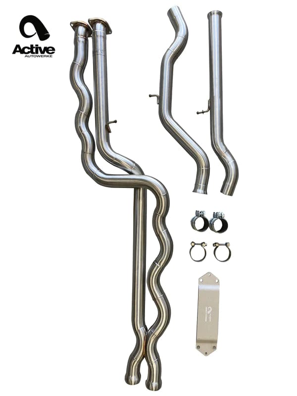 ACTIVE AUTOWERKE Active Autoworke Equal Length Mid Pipe Kit   BMW F80 / F82 M3 / M4