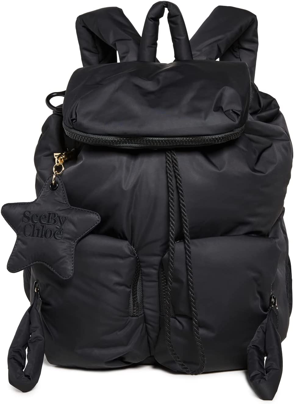 2714 See by Chloe Women's Joy Rider Backpack  Black  One Size