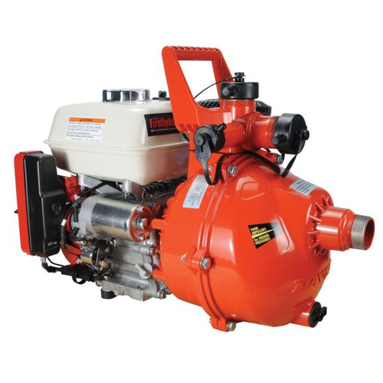 Darley Davey 6hp Briggs & Stratton Fire Pump, Twin Impeller   AK315   65 GPM / 120 PSI   3 way discharge port with 1   1 1/2 NPTM, 2   1” NPTM Outlets / 1 1/2 NPTM Inlet