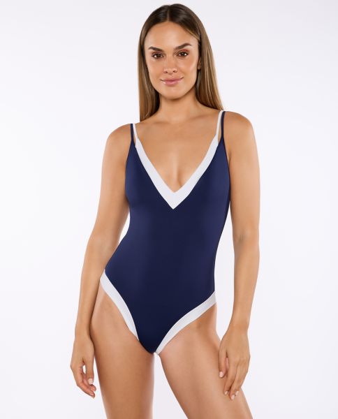 Red Point   Antao Basico Escote V One Piece