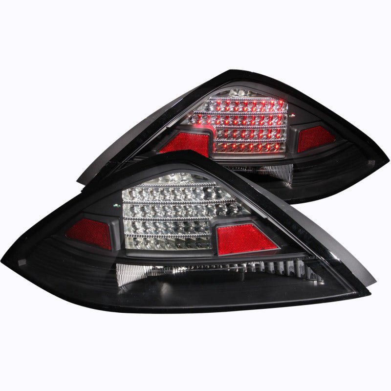 ANZO 2003 2005 Honda Accord LED Taillights Black