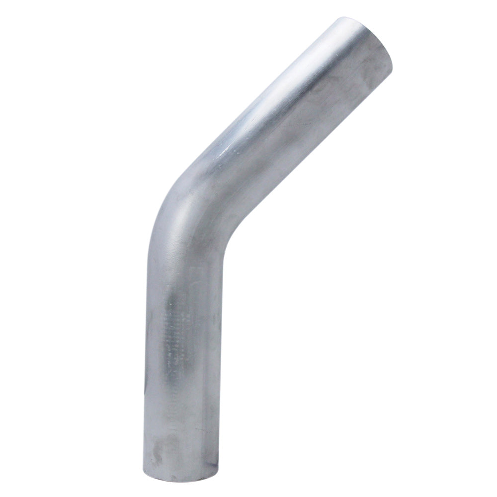 HPS PERFORMANCE HPS 4.5" OD 45 Degree Bend 6061 Aluminum Elbow Pipe 12 gauge w/ 6" CLR