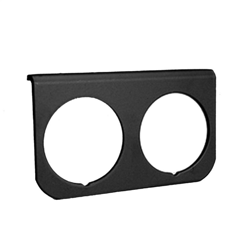 Autometer 2 1/16in Black 2 Hole Gauge Panel