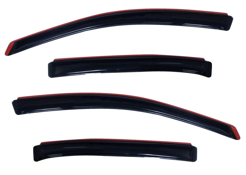 AVS 10 18 Ford Taurus Ventvisor In Channel Front & Rear Window Deflectors 4pc   Smoke