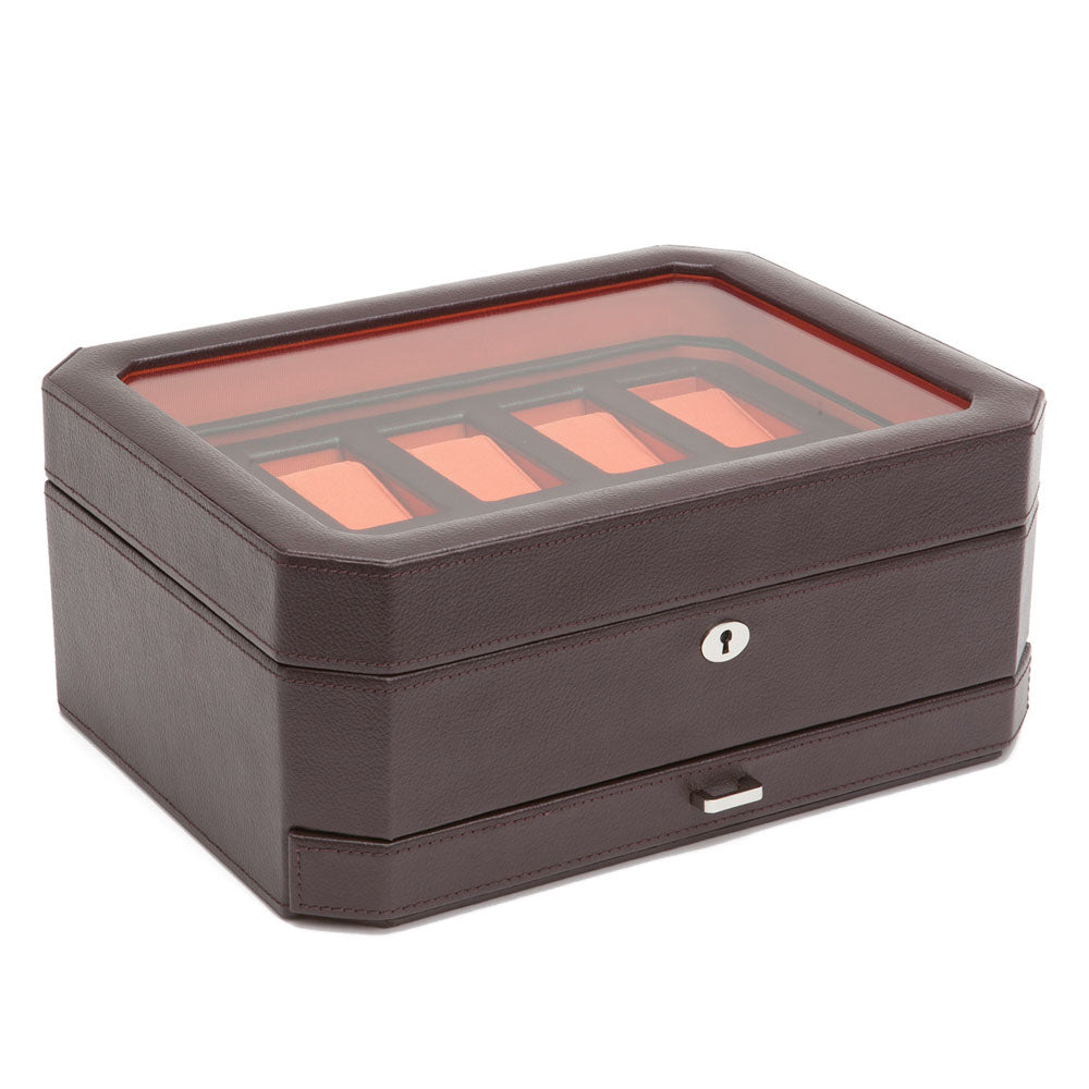 2764 Windsor 10 Piece Watch Box with Drawer