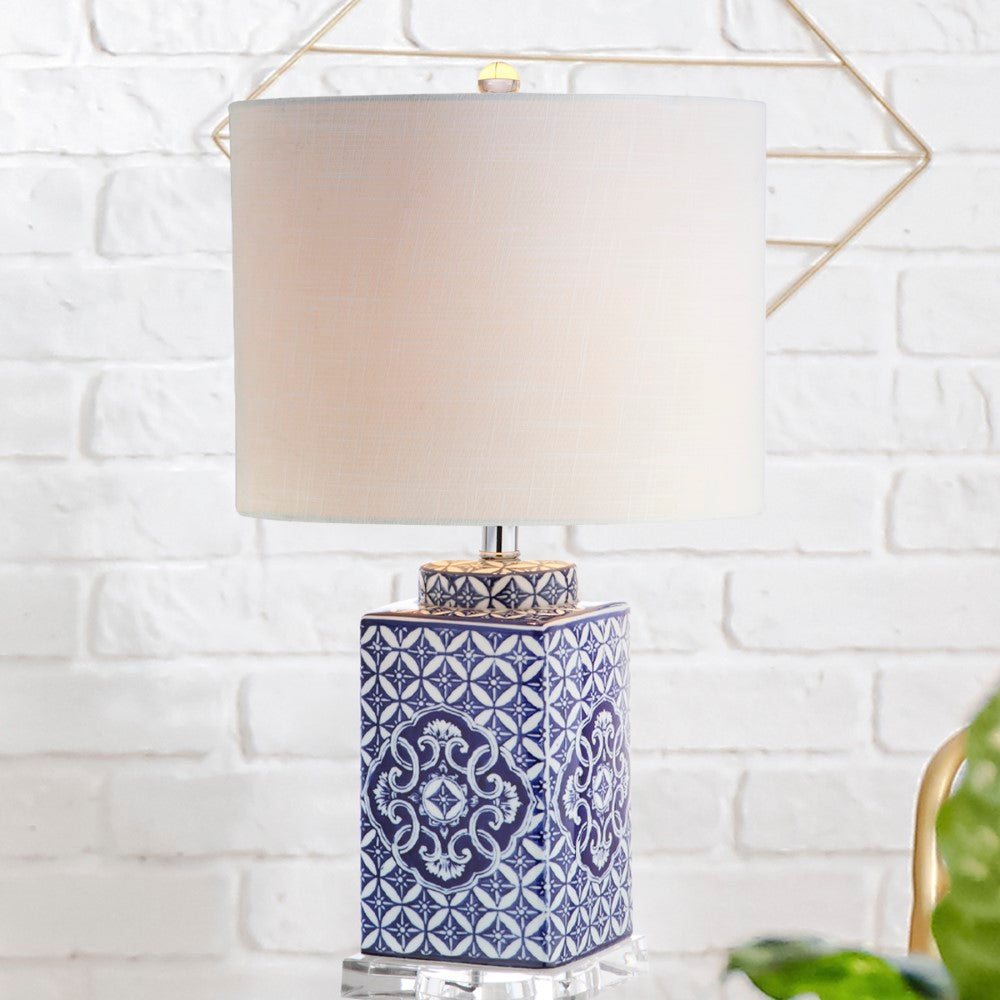 2252 Choi 23" Chinoiserie LED Table Lamp