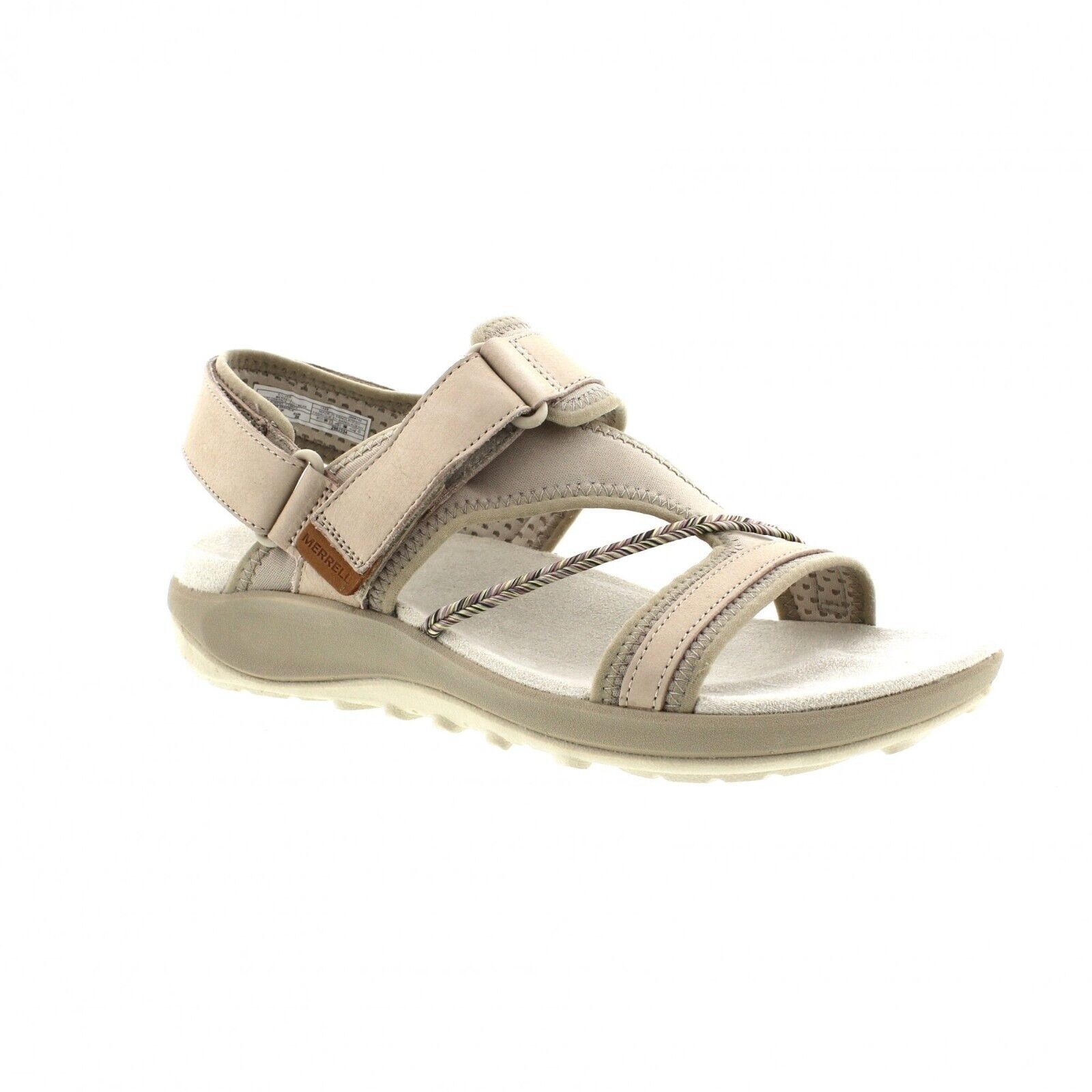 2718 Merrell Terran 4 J006742 Sandals Women's Silver Hook and Loop Backstrap TF708