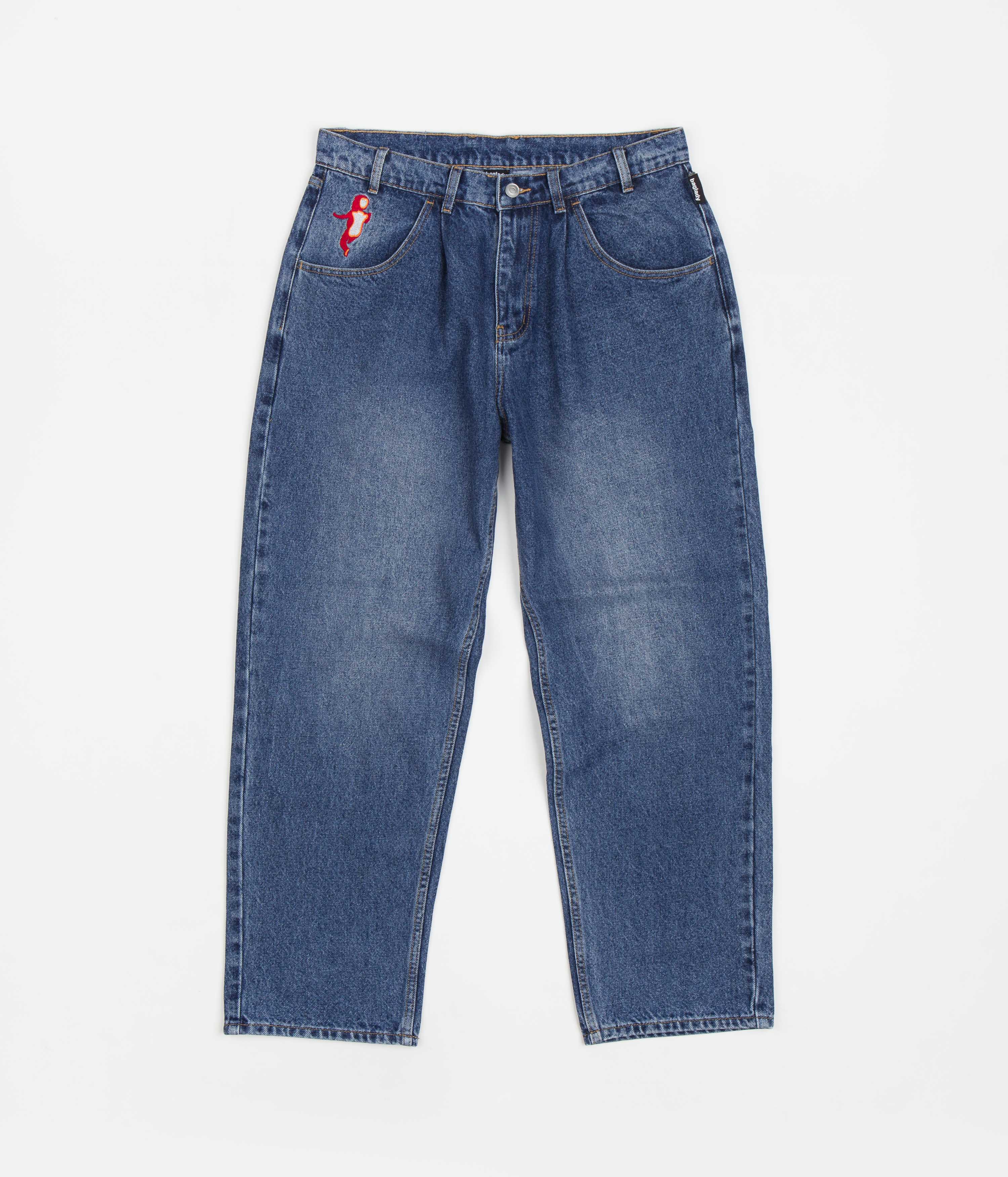 Baglady Baggy Lad Jeans   Blue Denim