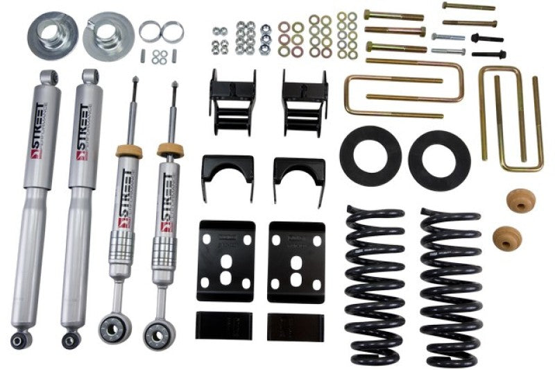 Belltech Lowering Kit 09 13 Ford F150 Ext Cab Short Bed 2WD 2in or 3in F/4in Rear w/ Shocks