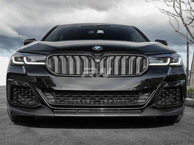 RW CARBON BMW G30 LCI Carbon Fiber Front Lip Spoiler