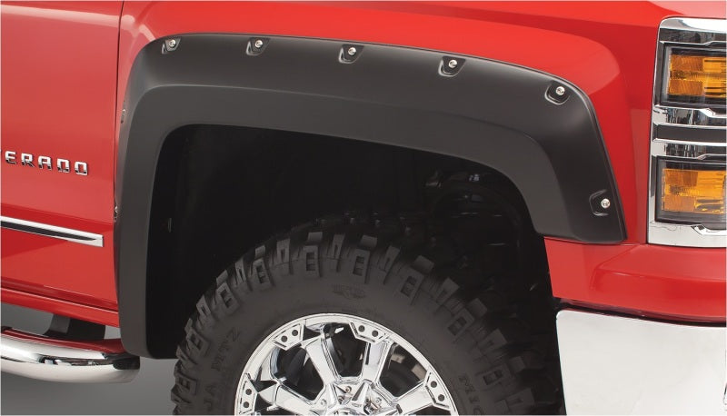 Bushwacker 86 95 Suzuki Samurai Pocket Style Flares 4pc   Black