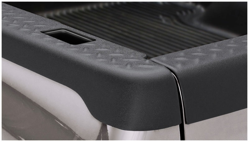Bushwacker 88 99 Chevy C1500 Fleetside Bed Rail Caps 96.0in Bed Does Not Fit Flareside   Black