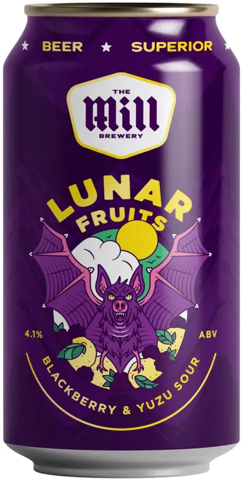 The Mill Brewery Lunar Fruits Blackberry & Yuzu Sour 375ml