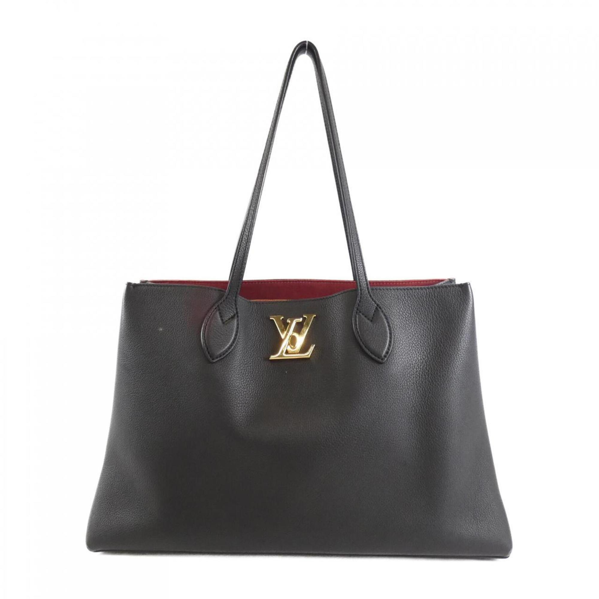 2275 Louis Vuitton Lockme Leather Tote Bag (Pre Owned)