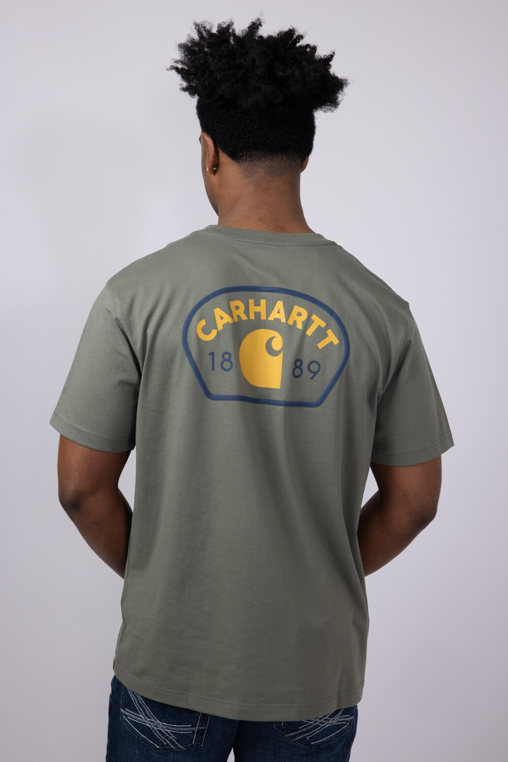 Carhartt 1889 Graphic T Shirt for Men in Olive   106769 D0V OLIVE