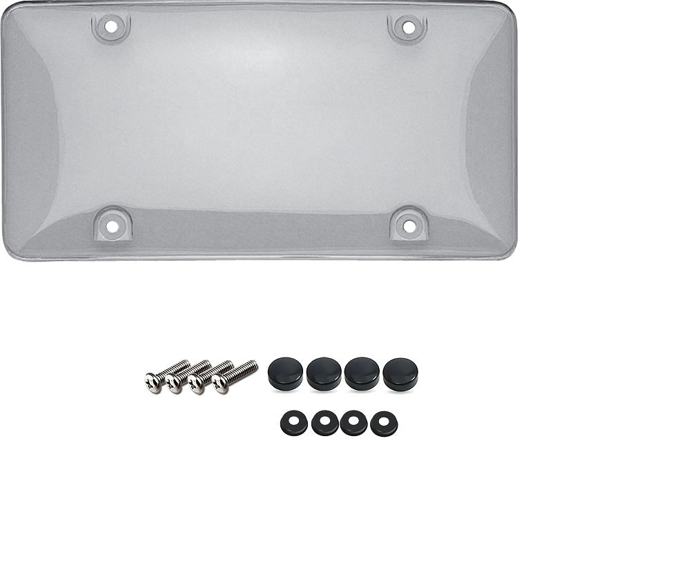 EV PARTS ONLINE Chevy Bolt EV, EUV Clear Bubble Shield License Plate Cover