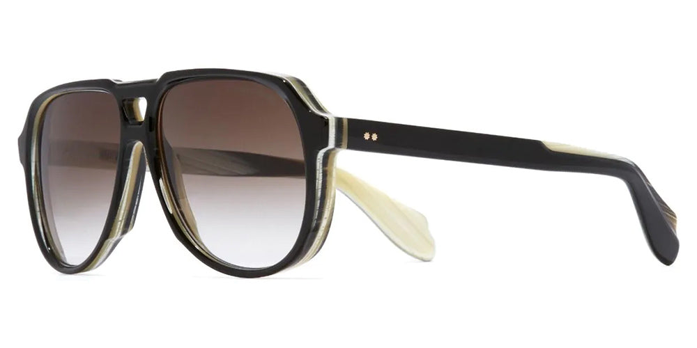 Cutler and Gross Sun 9782 02 Black on Horn   As Seen On Thom Yorke of Radiohead