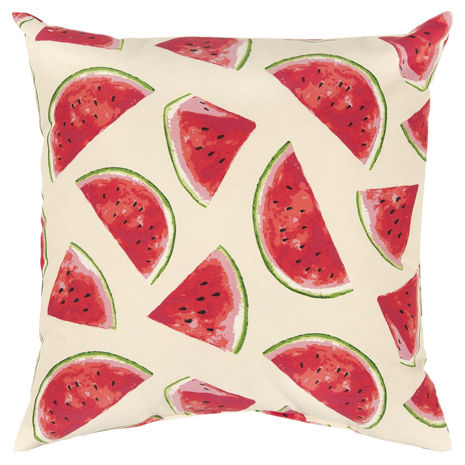 2736 Set of Two 22" X 22" Red Indoor Outdoor Throw Pillow Cover & Insert
