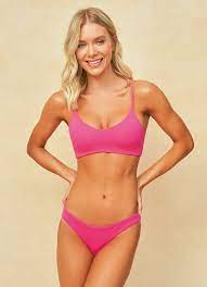 MAAJI Radiant Pink Praia Sporty Bralette Bikini Top
