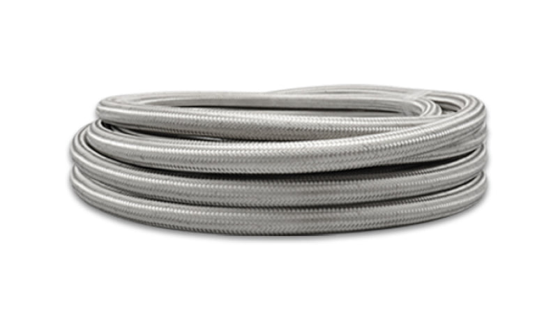 Vibrant Stainless Steel Braided Flex Hose w/PTFE Liner AN  3 (10ft Roll)
