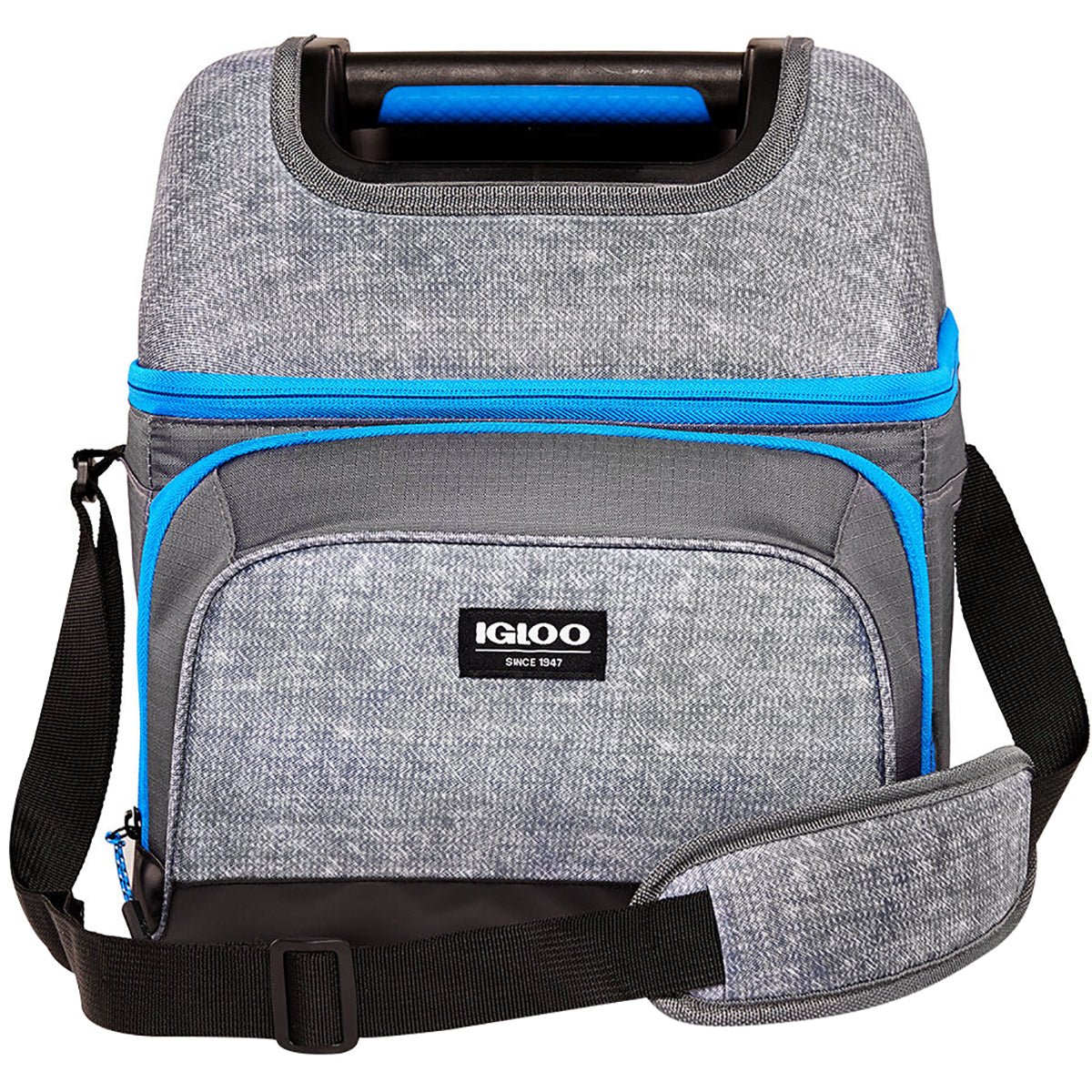IGLOO Hard Top Playmate Gripper 22 Can Cooler Bag   Gray/Black
