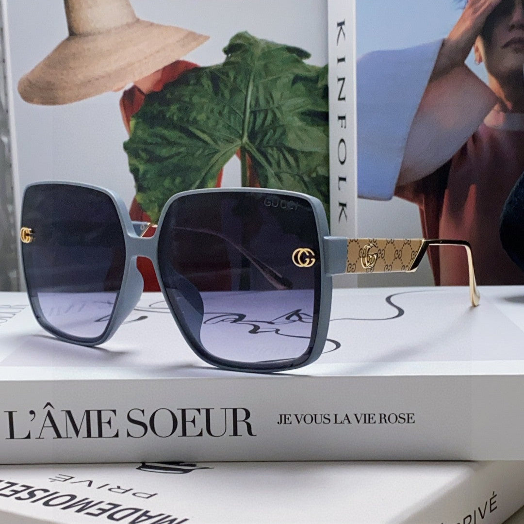 GUCCI SUNGLASS SQUARE FRAME SUNGLASSES  567447 IN ACETATE