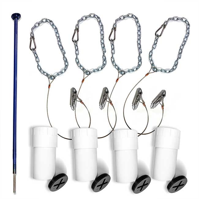 FORSITE Deluxe Duckbill Anchor Kit For Movable Soccer Goals
