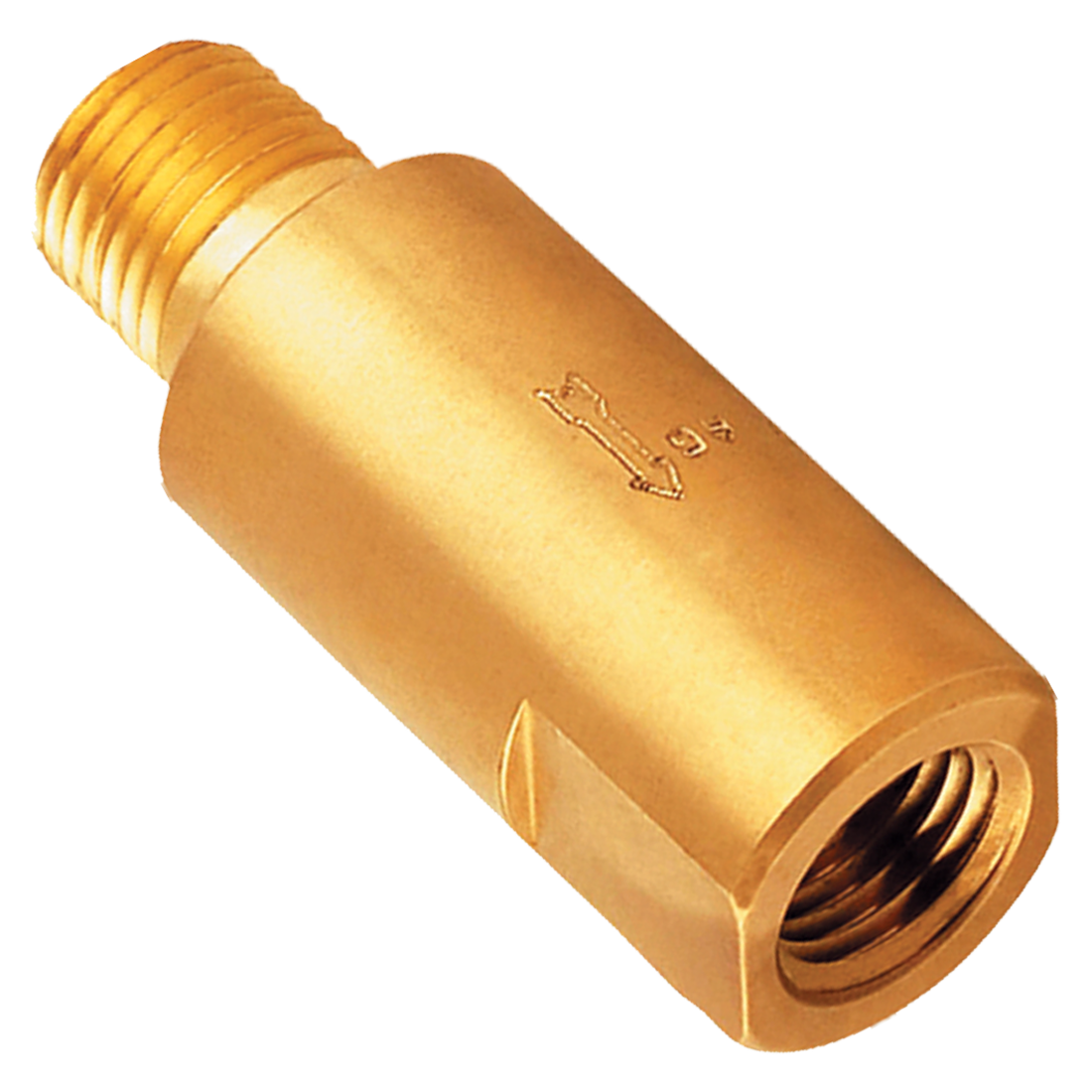 F138 (Fisher) Valve Ex Flo 1/4 Mpt X 1/4 Fpt 1.8Gpm Br