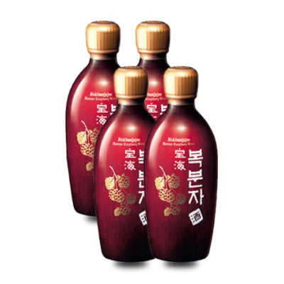 ALCOHOL EXPRESS Bohae Bokbunja Black Raspberry Wine   4 x 375ml