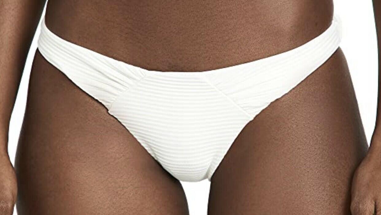 NWT L*Space Women's Sol Bikini Bottoms  Cream  Off White Size XL