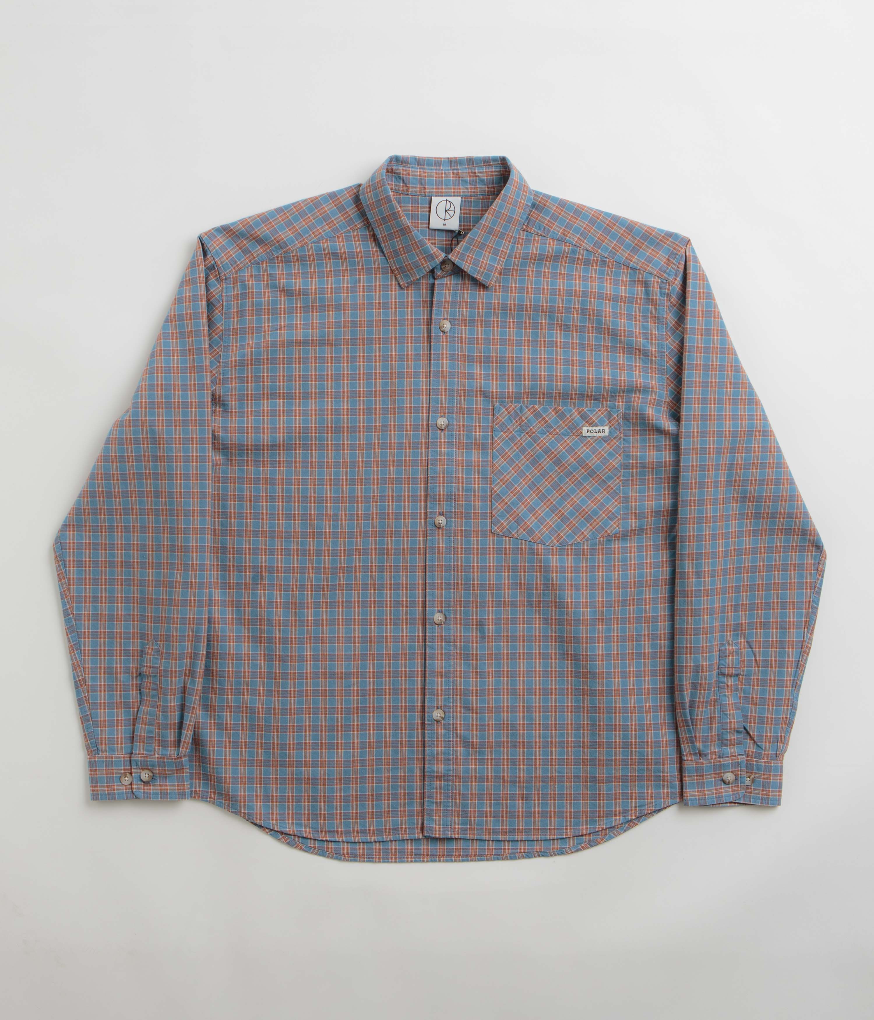 Polar Mitchell Shirt   Blue   Rust