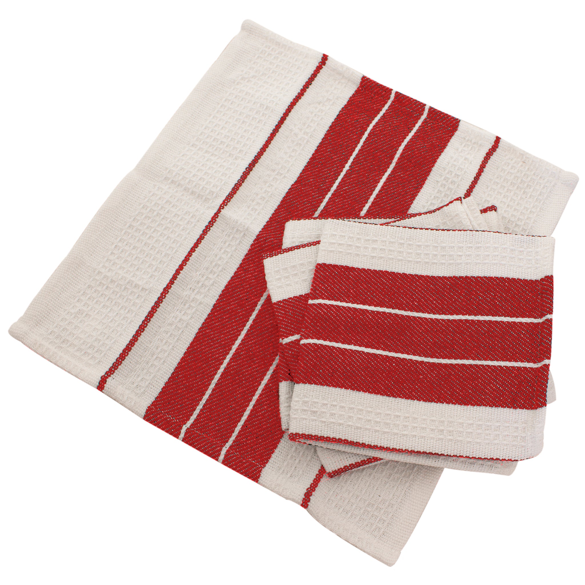 CHEF CENTRAL Daytona Stripe Dish Cloths 4 pack