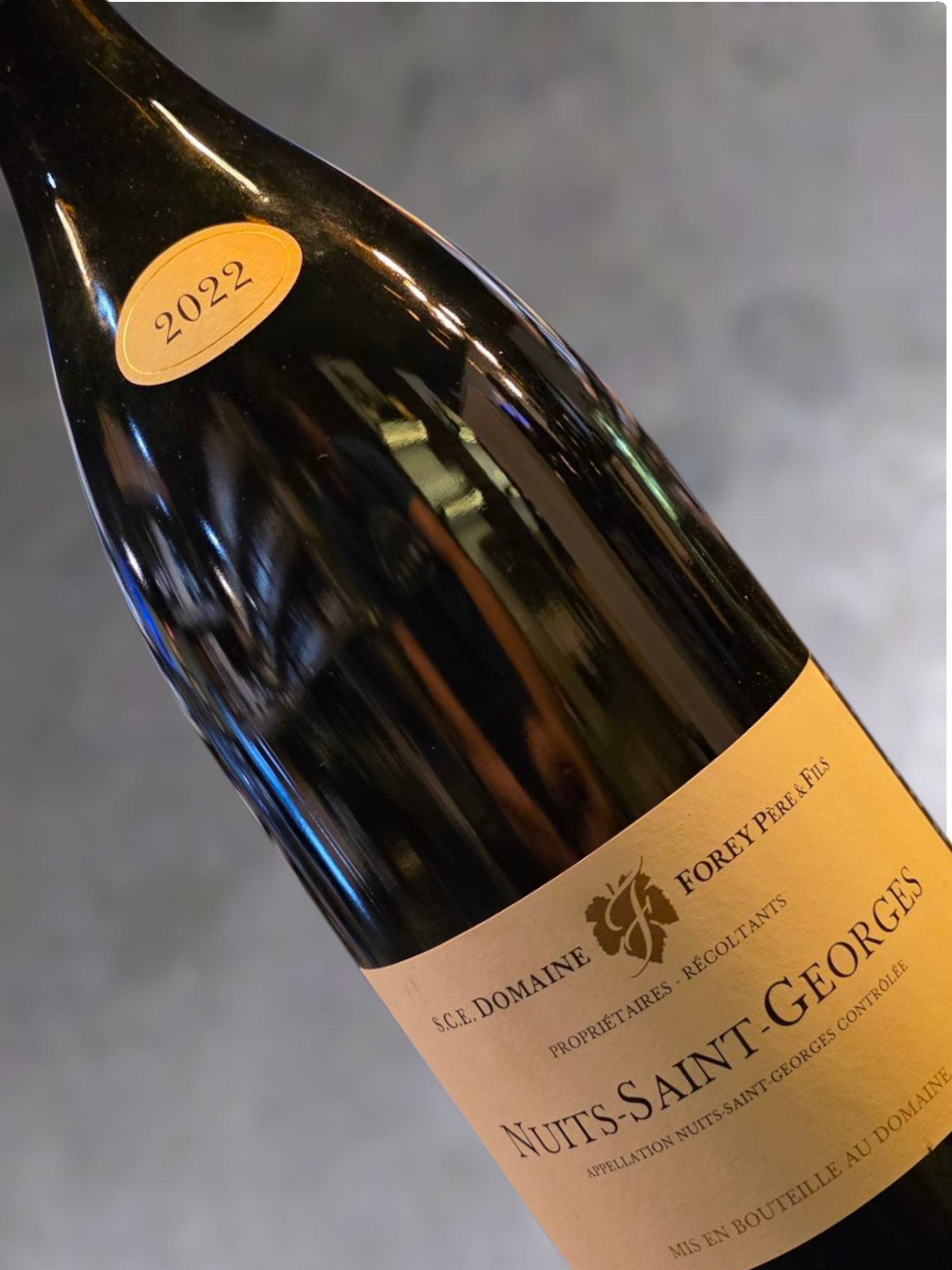 NAT WINE Domaine Forey Père & Fils Nuits Saint Georges 2022 Magnum
