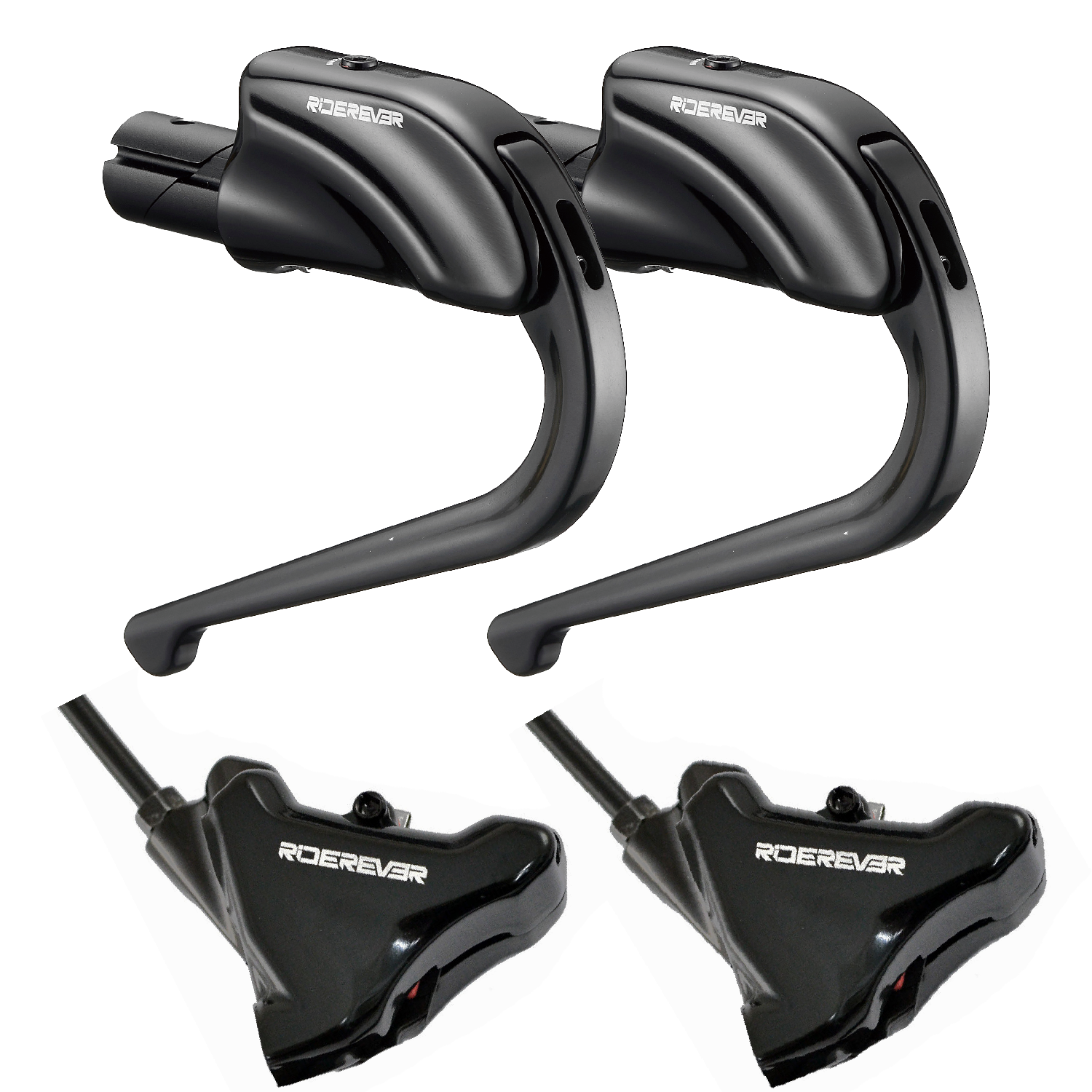 RideRever TRIVA Hydraulic TT / Time Trail Brake Set