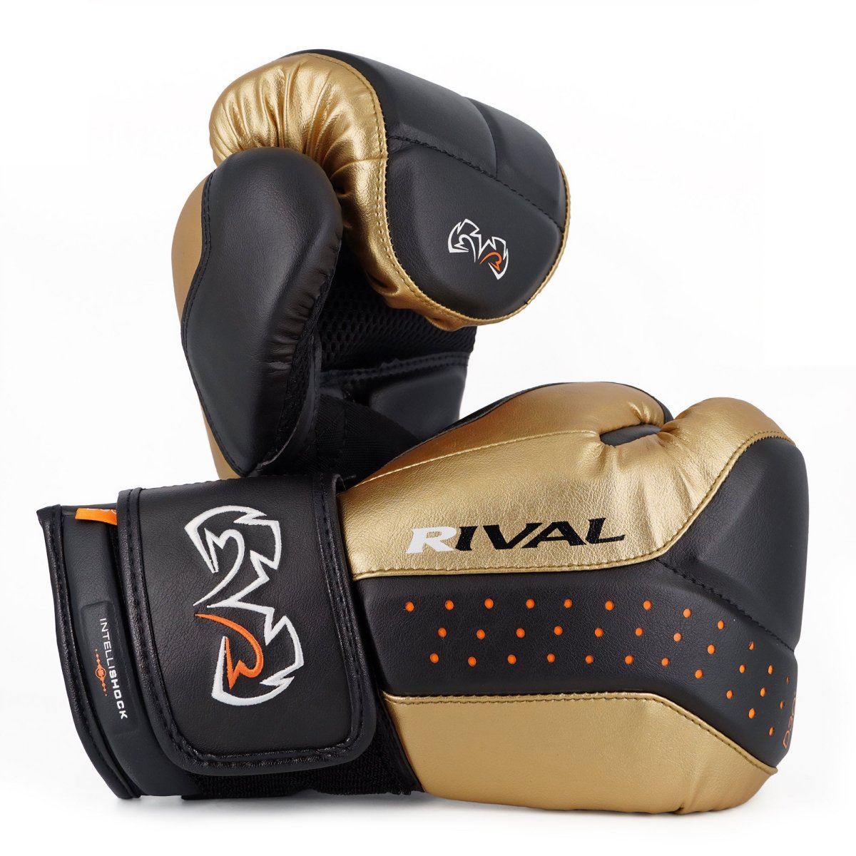RIVAL Boxing RB10 Intelli Shock Hook and Loop Boxing Bag Gloves