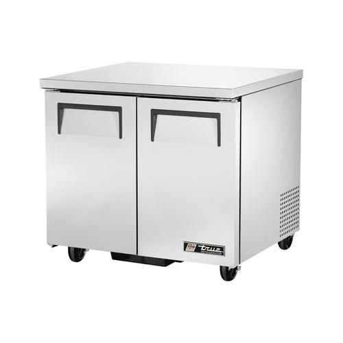 TRUE TUC 36 HC Undercounter Refrigerator with Stainless Steel Doors and PVC Coating