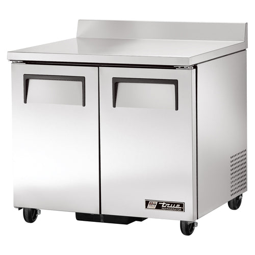 TRUE TWT 36 HC Work Top Refrigerator Two Section Rear Mounted Refrigeration