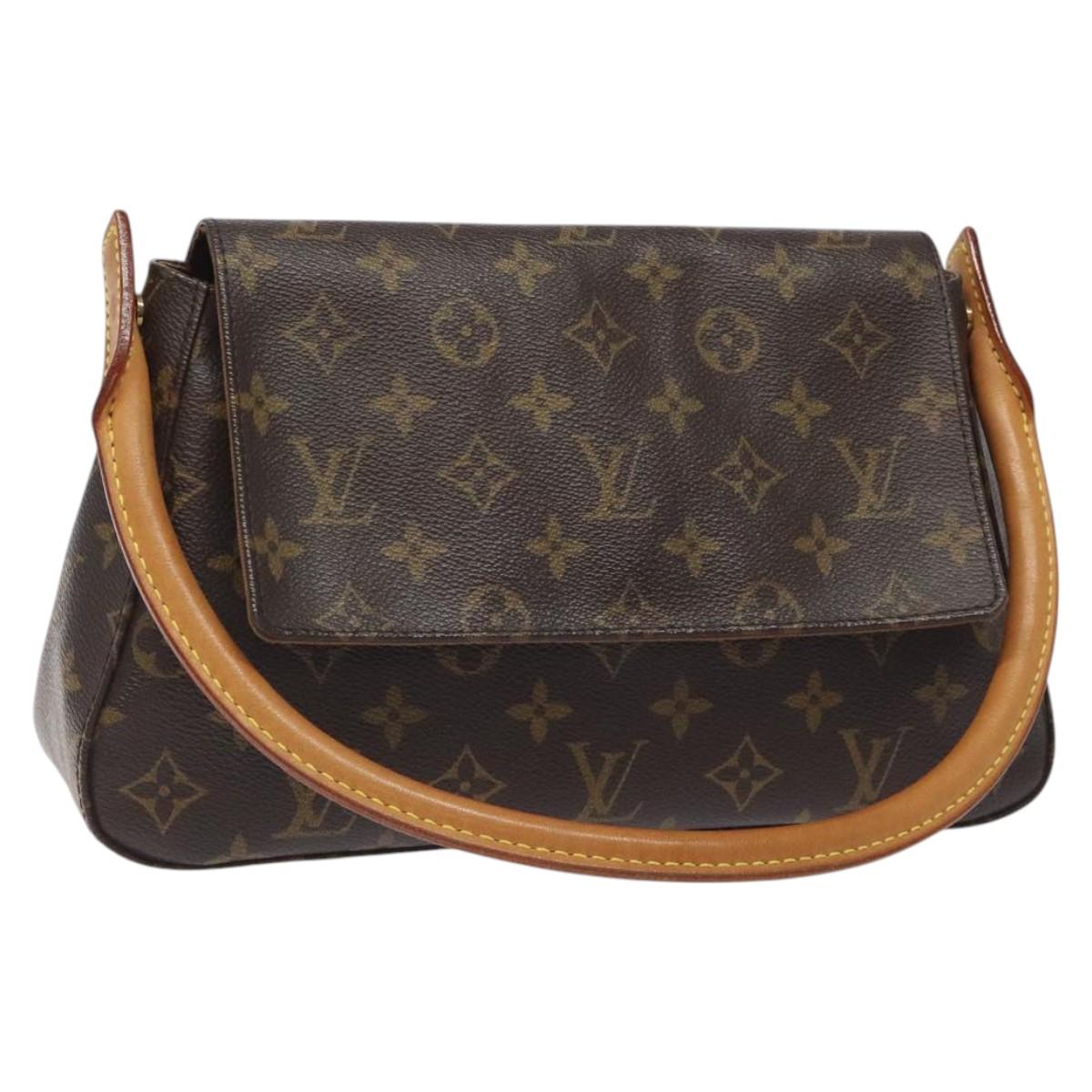 LOUIS VUITTON Monogram Mini Looping Shoulder Bag M51147 LV Auth yk18047