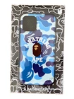 A BATHING APE (BAPE) Autentica custodia A BATHING APE BAPE ABC mimetica college iPhone 11 Pro blu NUOVA