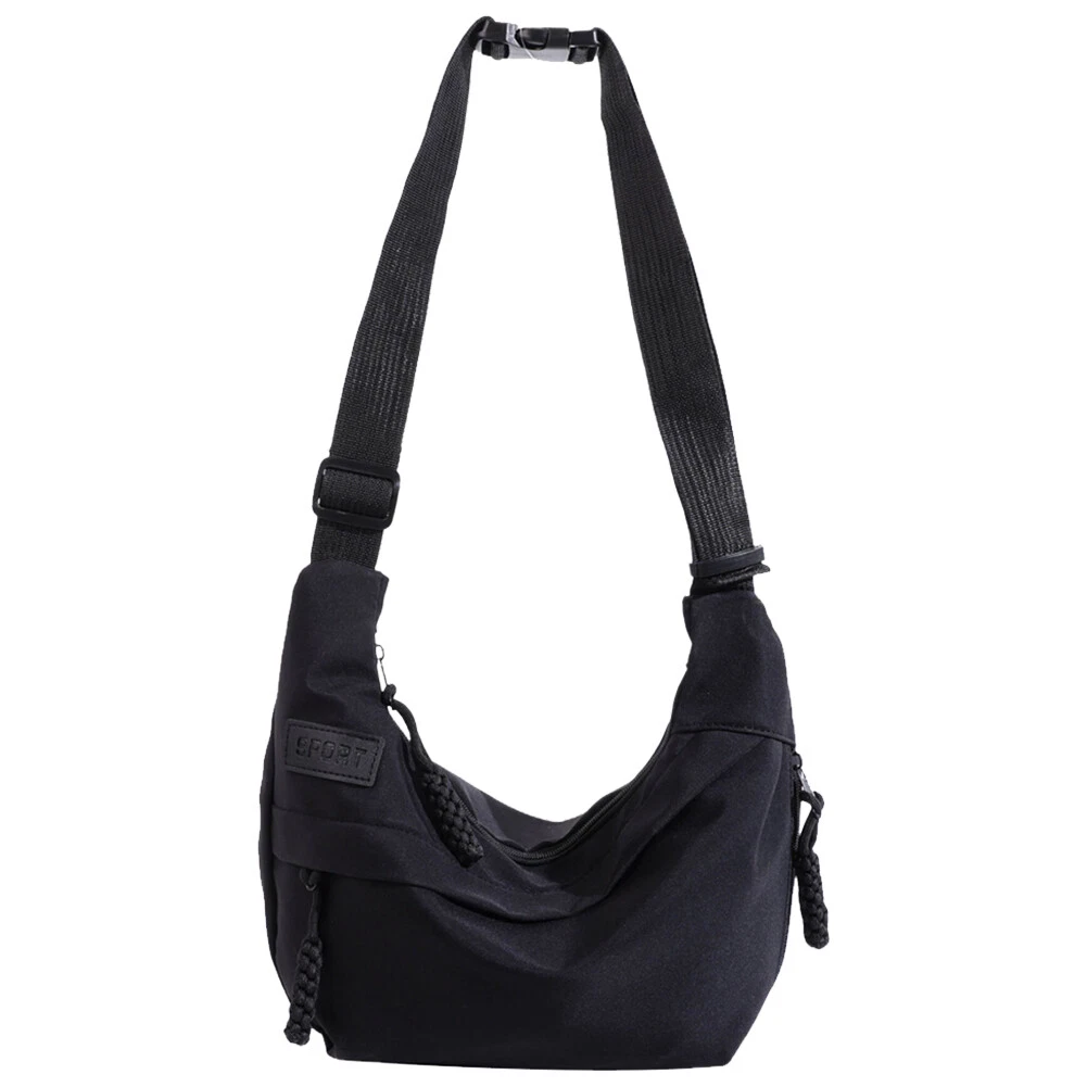 MEDEA Borsa donna mezza luna leggera hobo sling bag grande capacità borsa a tracolla semplice