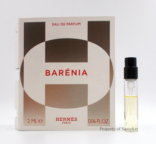 HERMÈS Barenia EDP Hermes Sample Spray Perfume vial 2 ml .06 fl oz