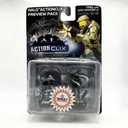 Halo Actionclix Master Chief #500 Arbiter #501 2 Pack Sealed Wizkids Heroclix