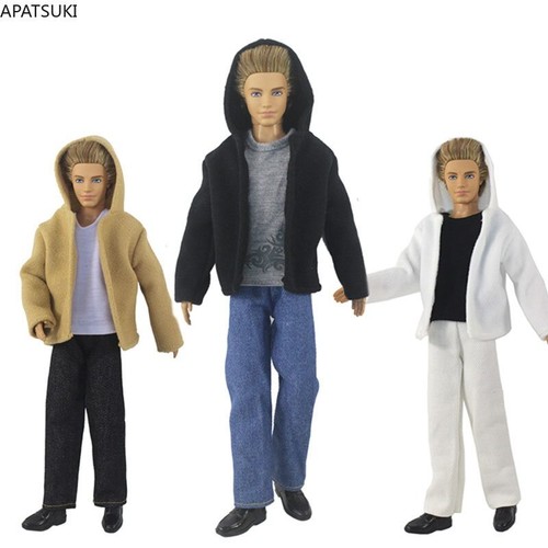 ESSENTIALS 1 6 Doll Clothes For 12" Boy Doll Outfits Coat Hoodie Jacket Vest Pants Shoes