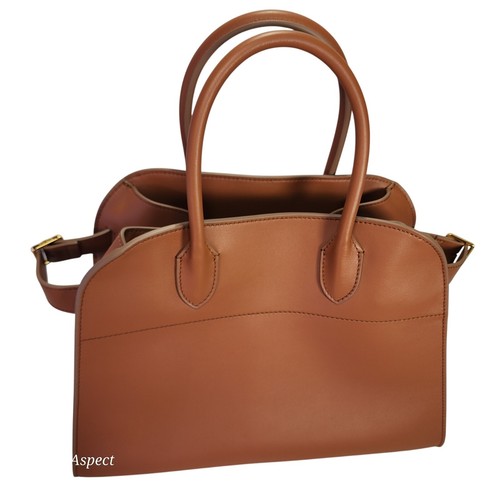 The Row Soft Margaux 12 Bag in Leather Cuir   Near Mint